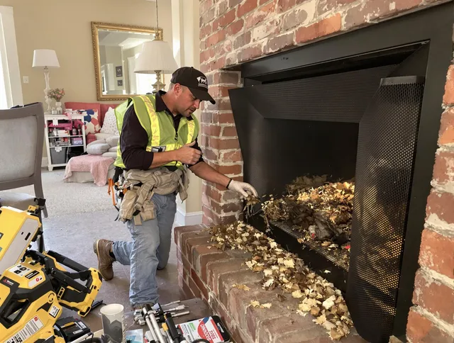 Safe screening installation by Strongsville Chimney Sweep in Strongsville, OH