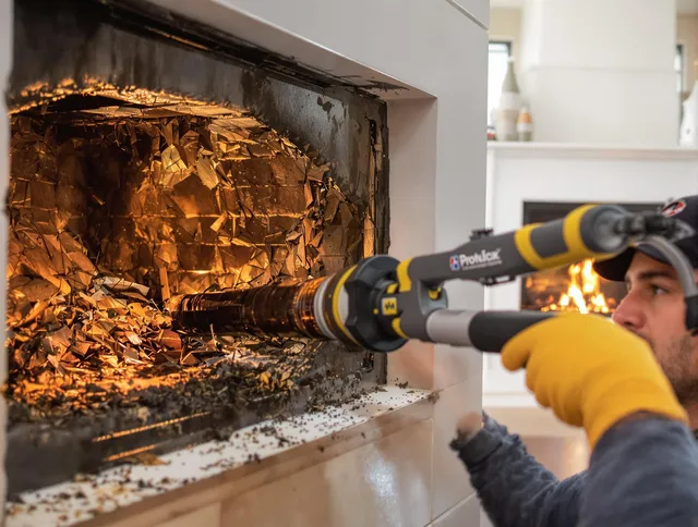 Professional chimney cleaning by Strongsville Chimney Sweep in Strongsville, OH