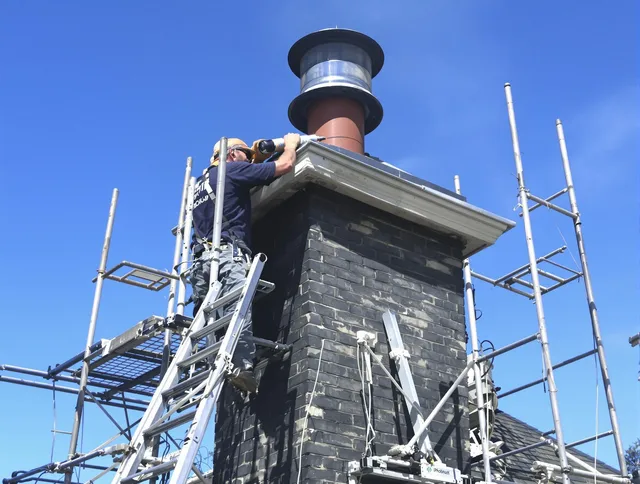 Sturdy chimney crown finished by Strongsville Chimney Sweep in Strongsville, OH
