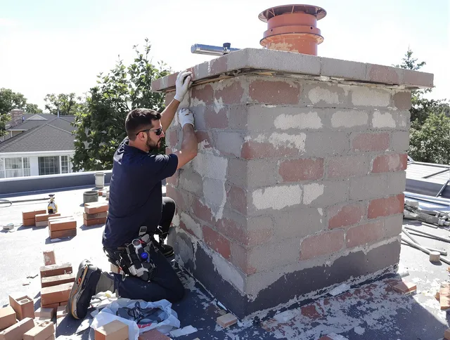 Advanced chimney repair process by Strongsville Chimney Sweep in Strongsville, OH