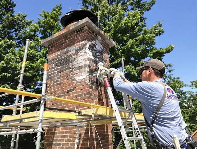 Structural chimney repair by Strongsville Chimney Sweep in Strongsville, OH