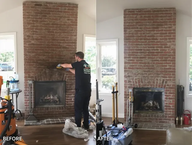 Finished chimney sweeping service by Strongsville Chimney Sweep in Strongsville, OH
