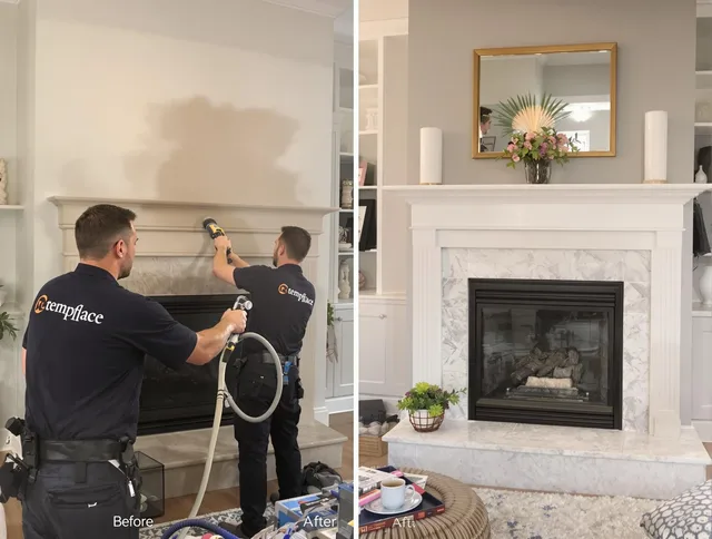 Professional soot removal by Strongsville Chimney Sweep team in Strongsville, OH